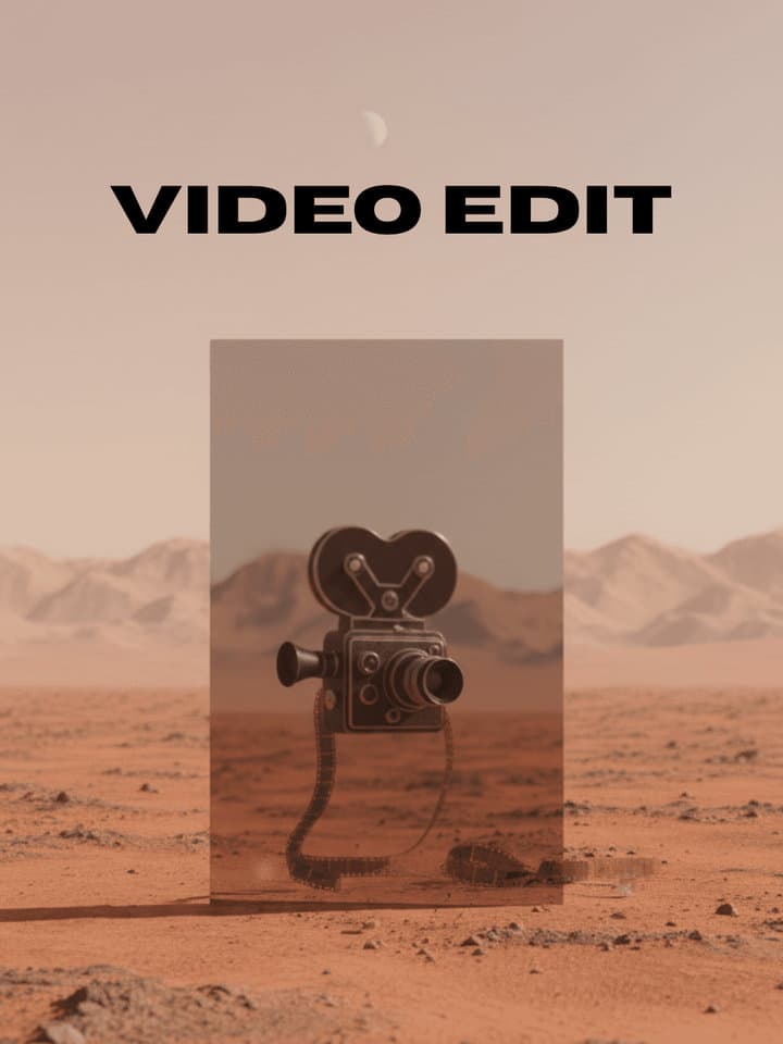 AI video editing workflow interface example showing automated editing tools